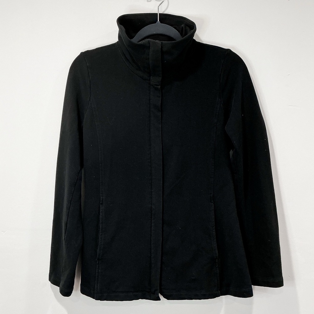 Eileen Fisher Black Athletic Jacket - Picture 1 of 7